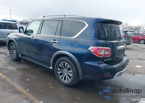 2018 Nissan Armada Sl z USA, uszkodzony, nr VIN JN8AY2NC5JX502642